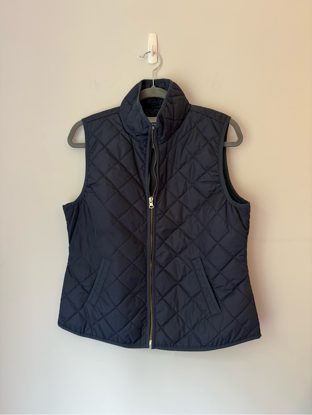 Old Navy Quilted Vest Navy Blue